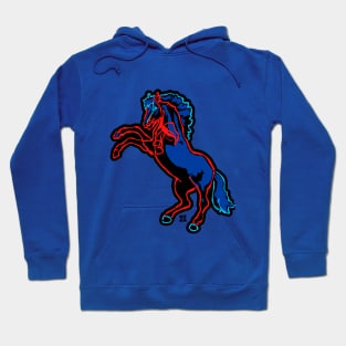 Neon Horse Hoodie